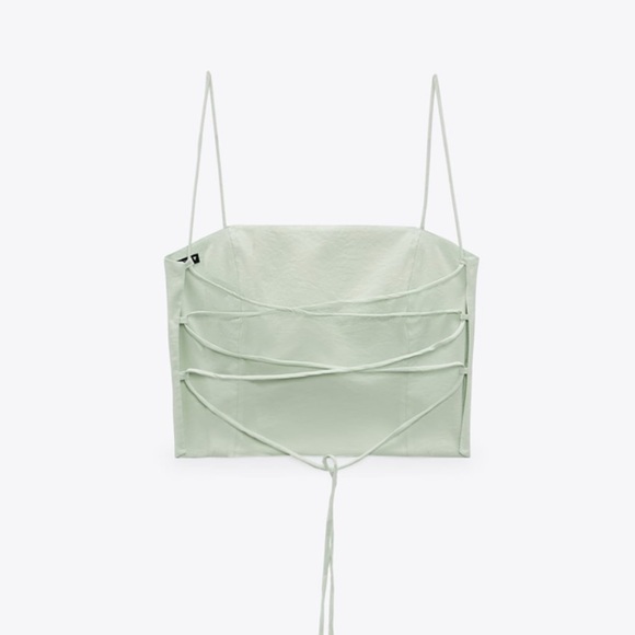 Crop tie tank - Picture 2 of 4